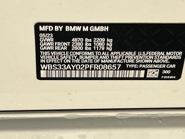 2023 BMW G80 M3 Sedan - Image 27 of 31