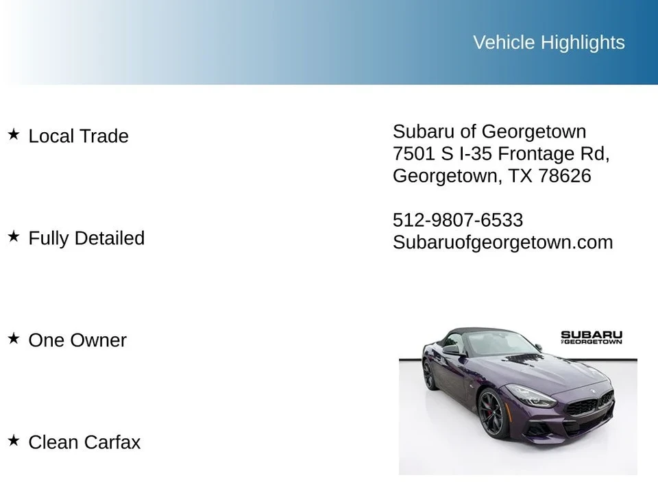 2023 BMW G29 Z4 M40i Roadster - Image 10 of 31