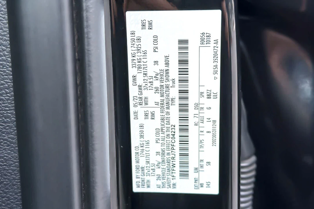 2023 Ford F-150 Raptor 14th Gen - Image 29 of 29