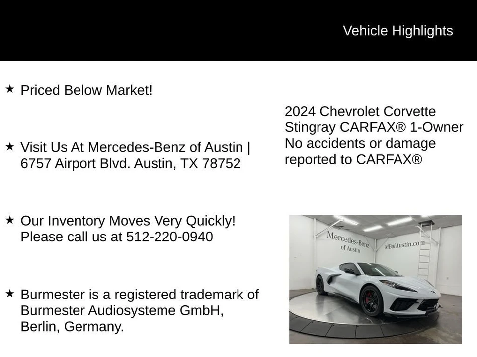 2024 Chevrolet Corvette C8 - Image 6 of 24