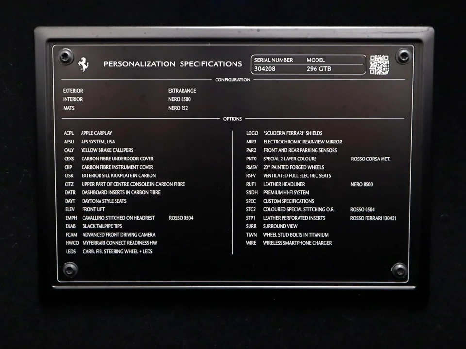2024 Ferrari 296 GTB - Image 14 of 31