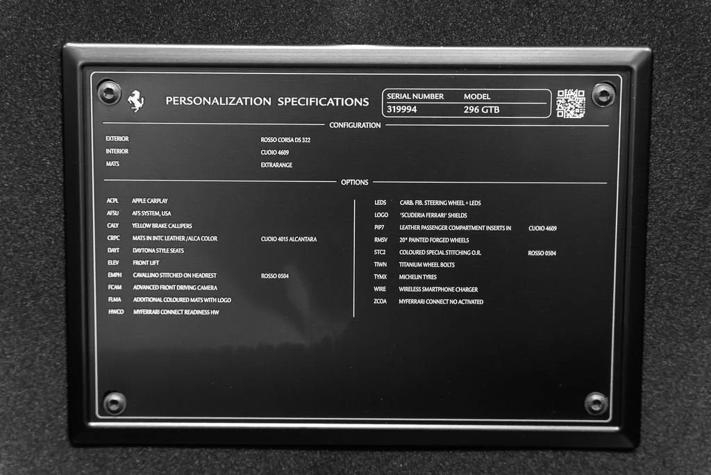 2025 Ferrari 296 GTB - Image 21 of 31