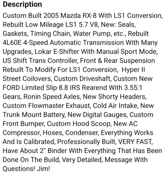 2005 Mazda RX-8 1st Gen - Image 10 of 10