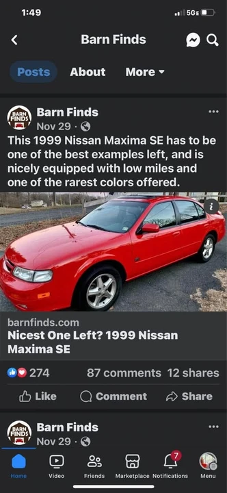 Nissan Maxima 4th Gen - Image 9 of 10