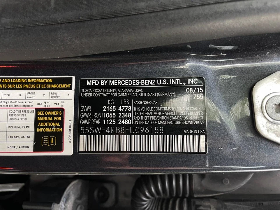 2015 Mercedes-Benz W205 C-Class - Image 18 of 24