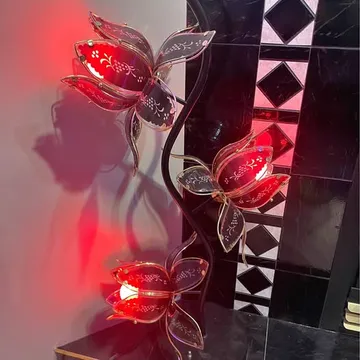 Lotus Flower Lamps with Colour Changing Bulbs