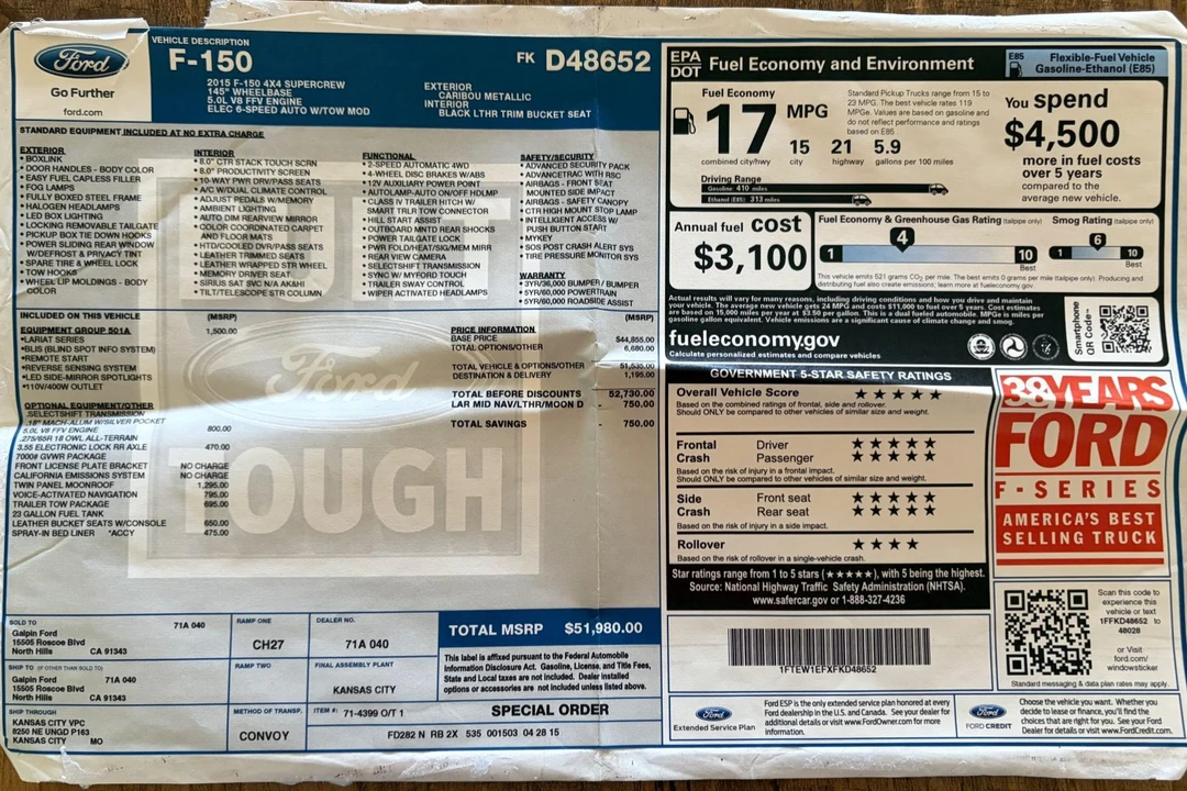 2015 Ford F-150 13th Gen - Image 8 of 8