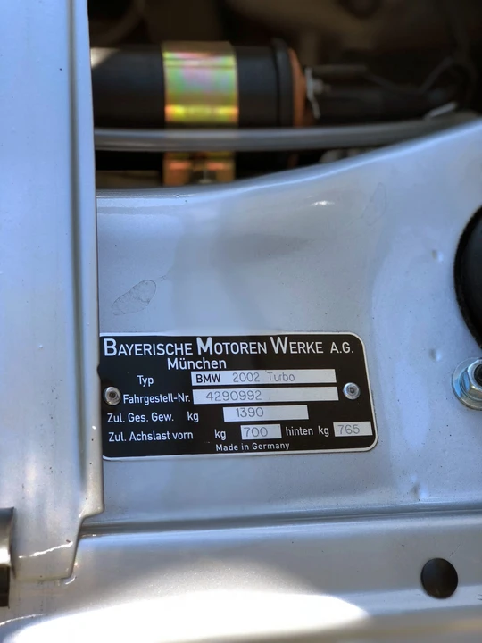 1974 BMW 2002 Turbo - Image 11 of 14