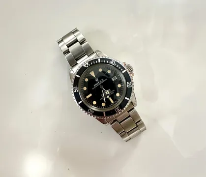 Rolex Sea-Dweller "Great White" 40mm Black Dial Oyster Bracelet Watch Ref 1665