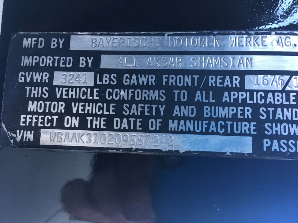1985 BMW E30 3 Series - Image 26 of 30