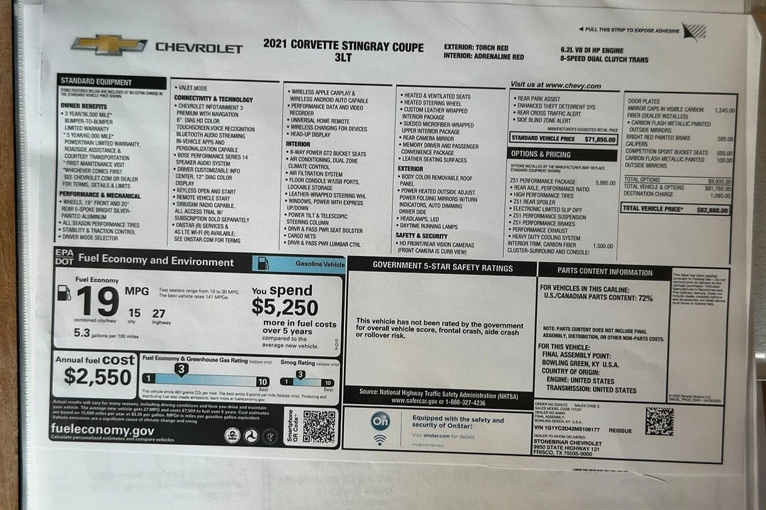 2021 Chevrolet Corvette C8 - Image 9 of 10