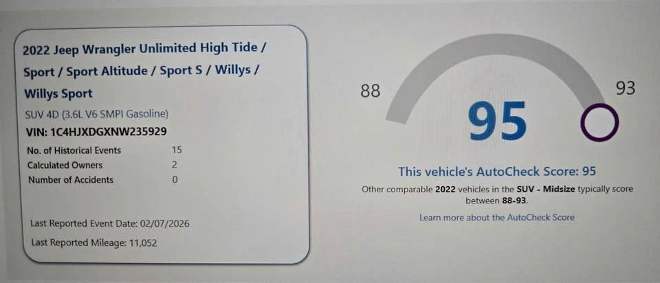 2022 Jeep JL Wrangler - Image 15 of 15