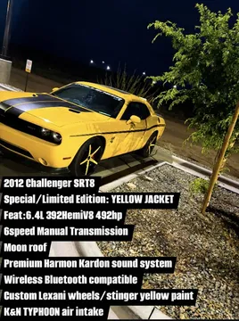 2012 Dodge Challenger SRT8 Yellow Jacket