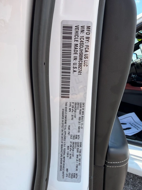 2021 Dodge Durango SRT Hellcat 3rd Gen - Image 25 of 25