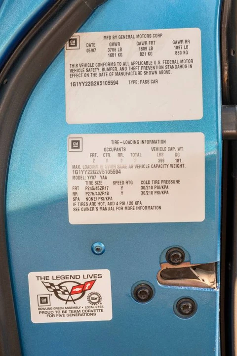 1997 Chevrolet Corvette C5 - Image 20 of 20