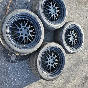 Scion FR-S ESR Black Wheels and Tires