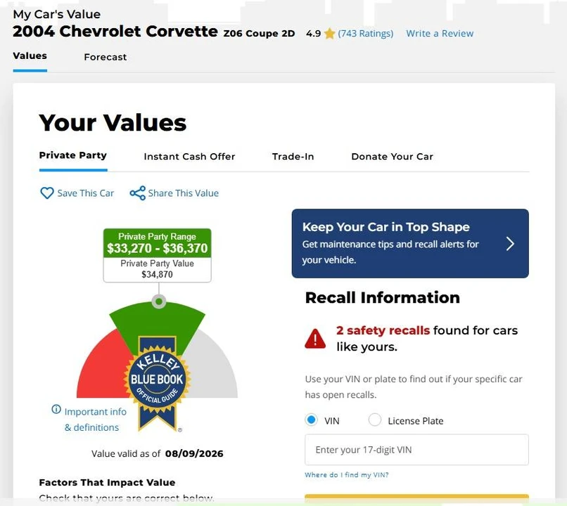 2004 Chevrolet Corvette C5 Z06 - Image 8 of 8