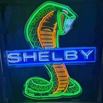 Shelby Cobra Snake Neon Sign