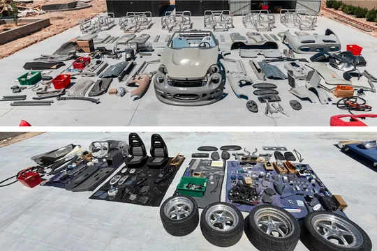 Shelby Series 1 Rolling Chassis with Spare Parts Collection