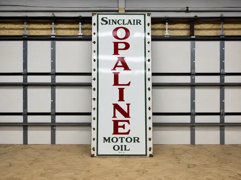 Sinclair Opaline Motor Oil Porcelain Sign