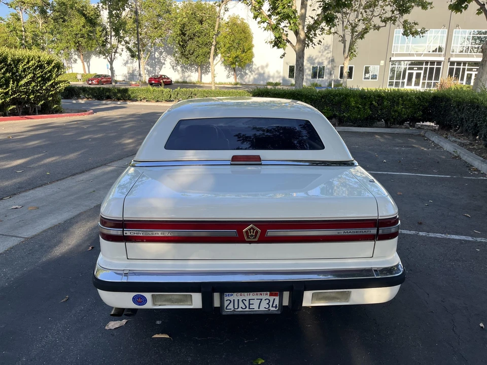 1991 Chrysler TC by Maserati - Image 11 of 31