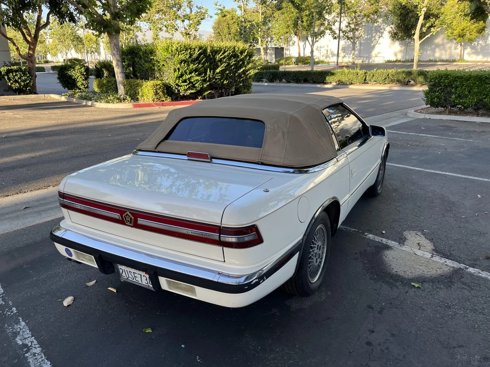 1991 Chrysler TC by Maserati - Image 5 of 31
