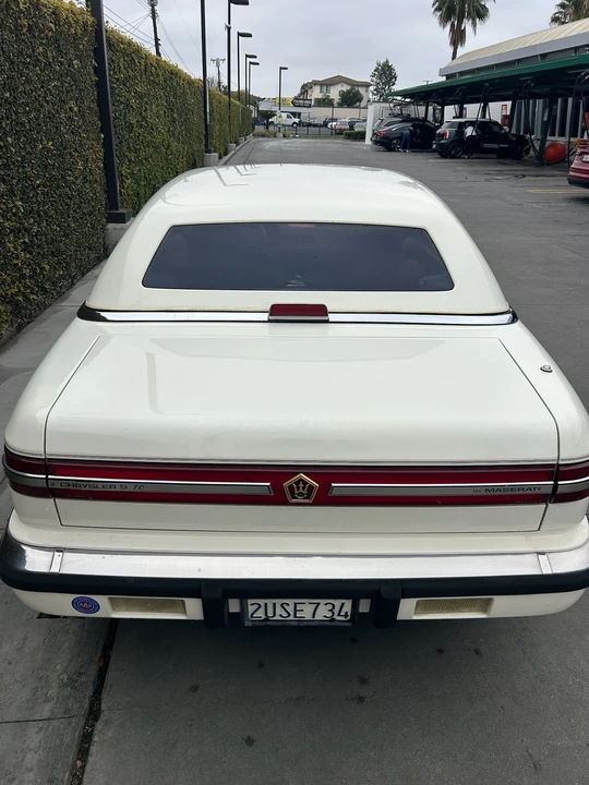 1991 Chrysler TC by Maserati - Image 21 of 31
