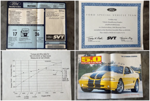 1998 Ford SN95 Mustang Cobra - Image 9 of 9