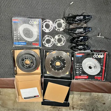Subaru OEM Brembo Brake Calipers with Rotors and Pads
