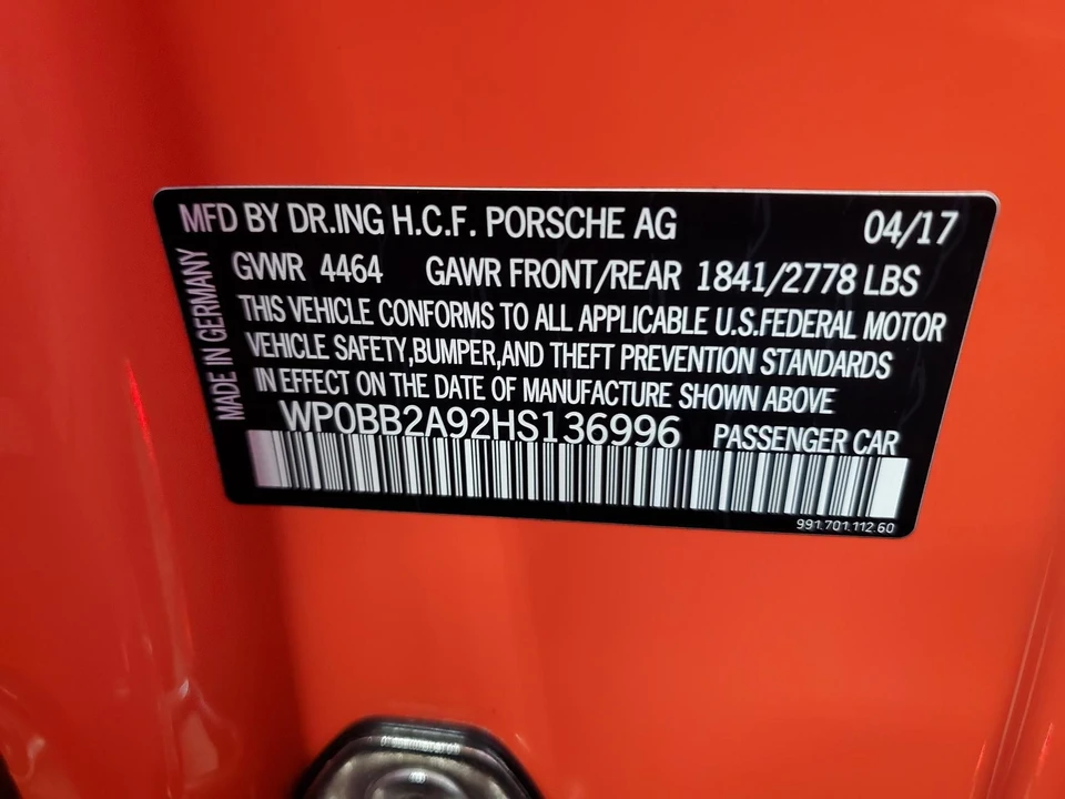 2017 Porsche 991 Targa 4 GTS - Image 12 of 17