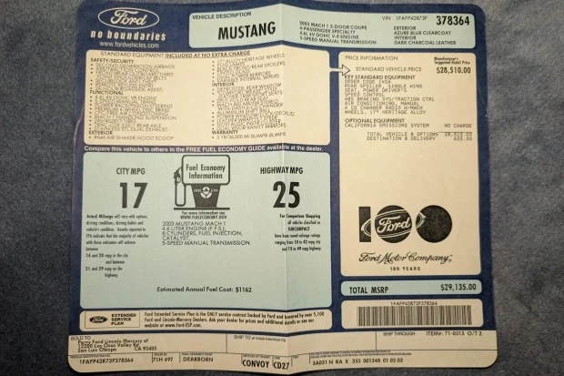 2003 Ford SN95 Mustang - Image 9 of 9