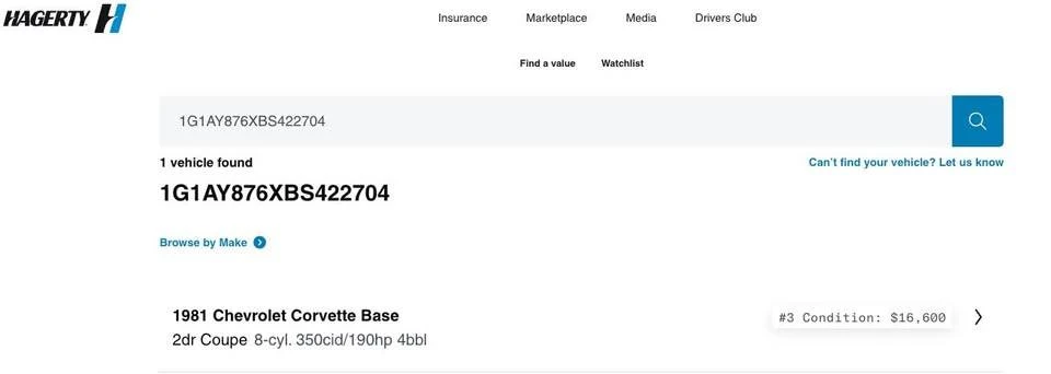 1981 Chevrolet Corvette C3 - Image 16 of 17
