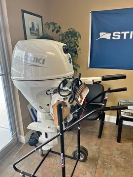 Suzuki 25HP Tiller Motor 15 Inch Shaft Electric Start