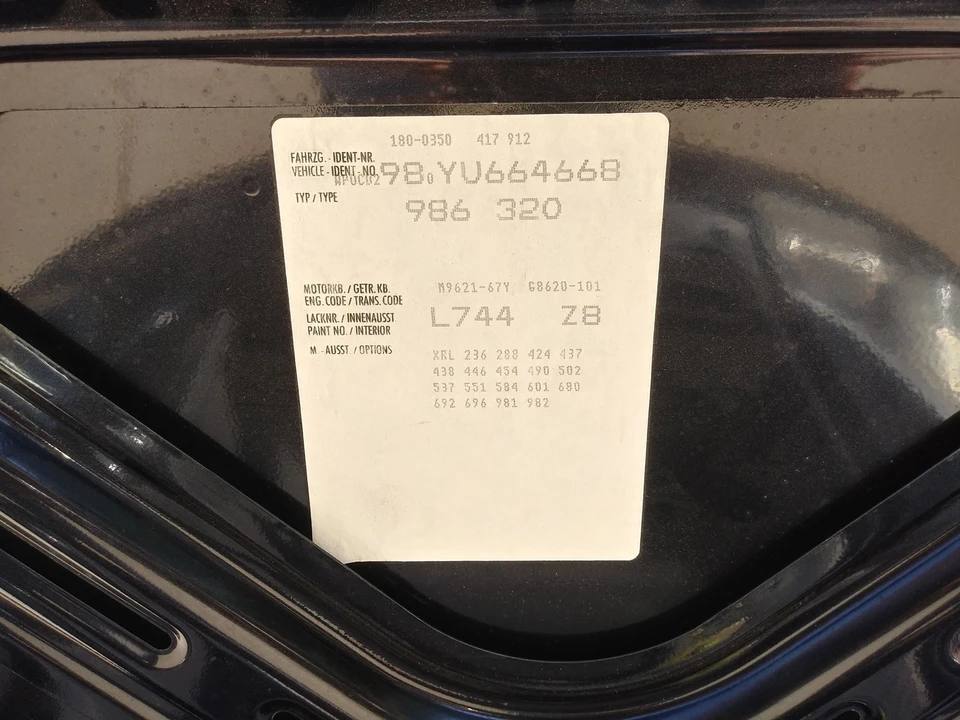 2000 Porsche 986 Boxster S - Image 15 of 26