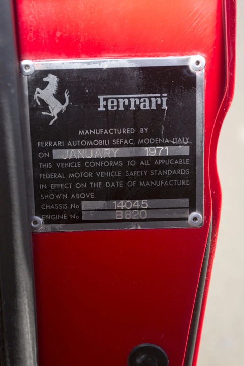 1971 Ferrari Daytona Berlinetta - Image 11 of 31