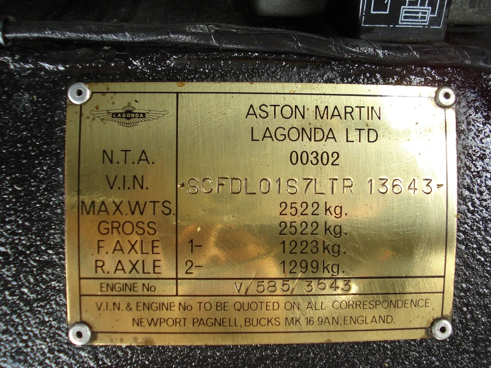 1990 Aston Martin Lagonda - Image 6 of 8