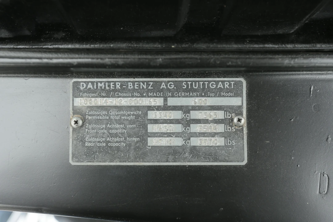 1965 Mercedes-Benz 600 Pullman - Image 19 of 22