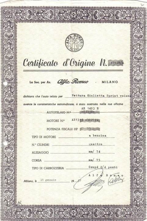 1957 Alfa Romeo Giulietta - Image 8 of 12