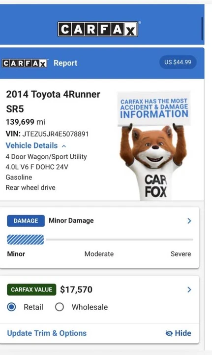 2014 Toyota 4Runner 5th Gen - Image 7 of 7