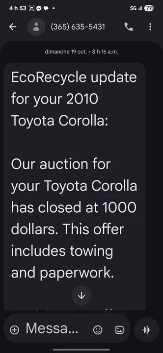 2010 Toyota Corolla 10th Gen - Image 10 of 10