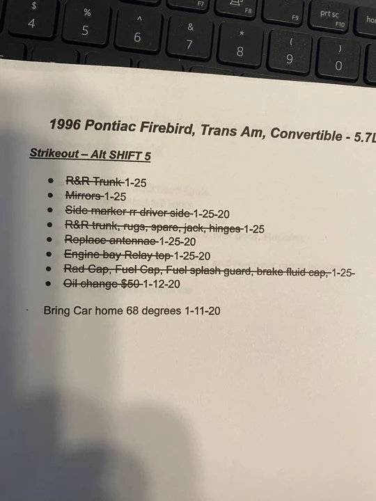 1996 Pontiac Firebird 4th Gen - Image 10 of 19
