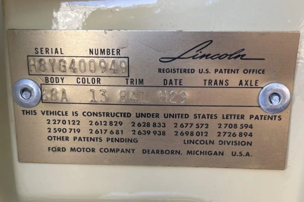 1958 Lincoln Continental Mark Series - Image 8 of 9