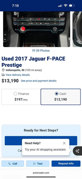 2017 Jaguar F-Pace - Image 5 of 5