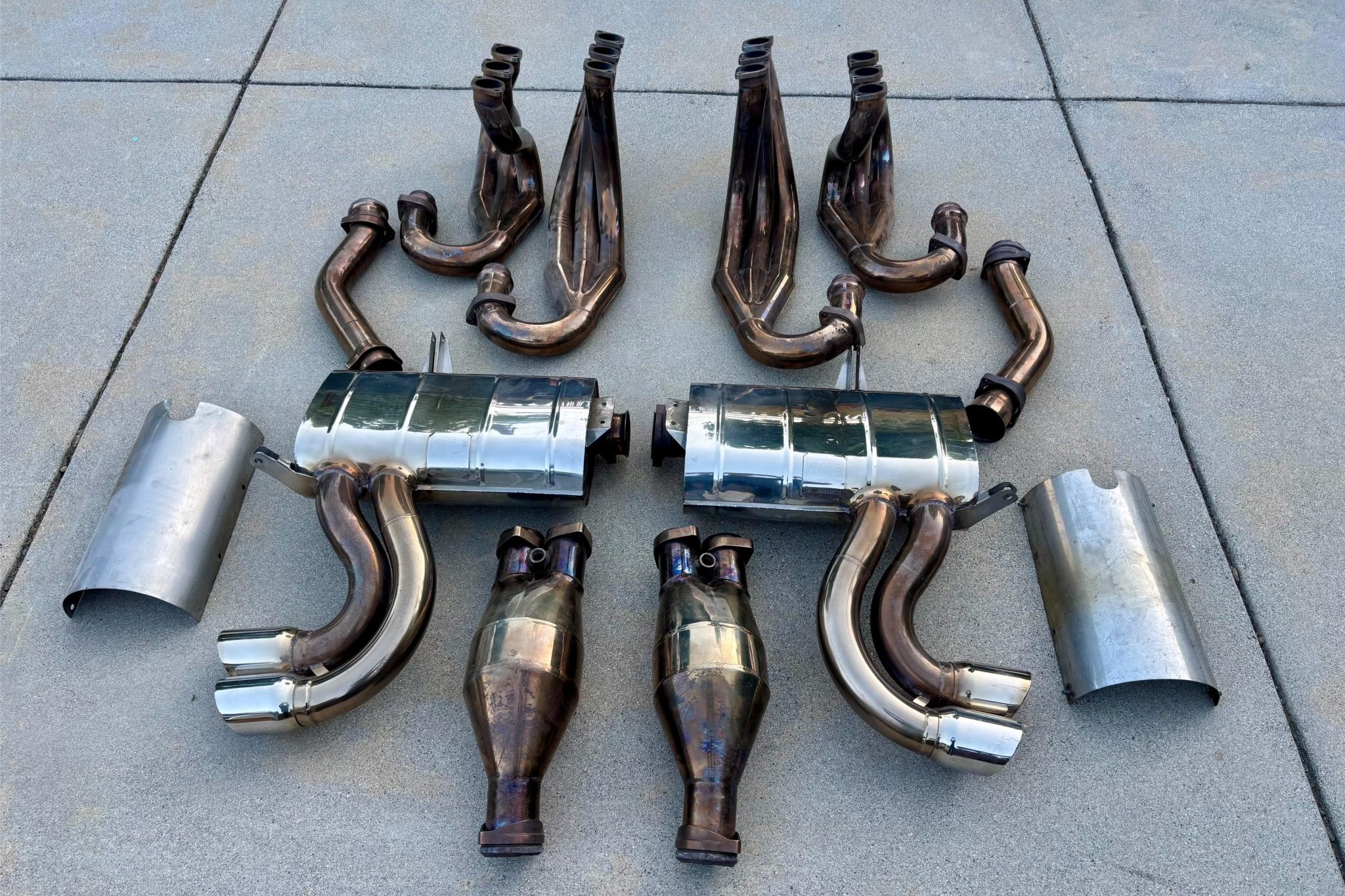 Tubi Style Exhaust Components for Ferrari F50