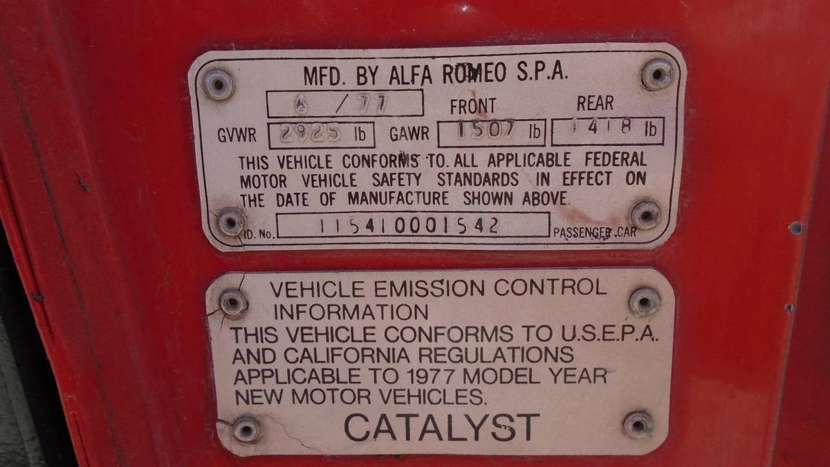 1977 Alfa Romeo Series 2 - Image 8 of 12