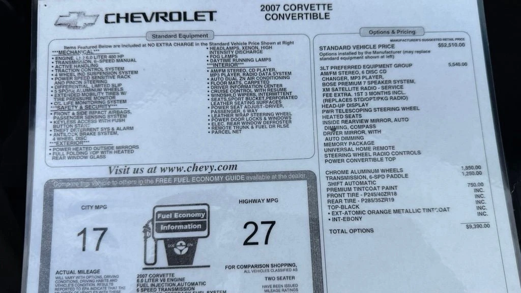 2007 Chevrolet Corvette C6 - Image 15 of 15