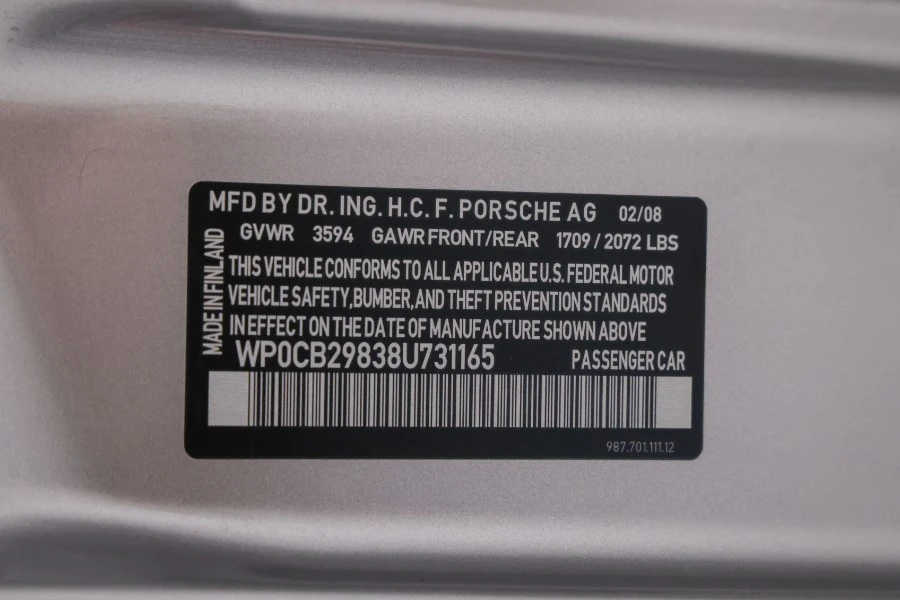 2008 Porsche 987 Boxster - Image 18 of 31