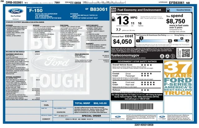 2014 Ford F-150 Raptor 12th Gen - Image 7 of 7