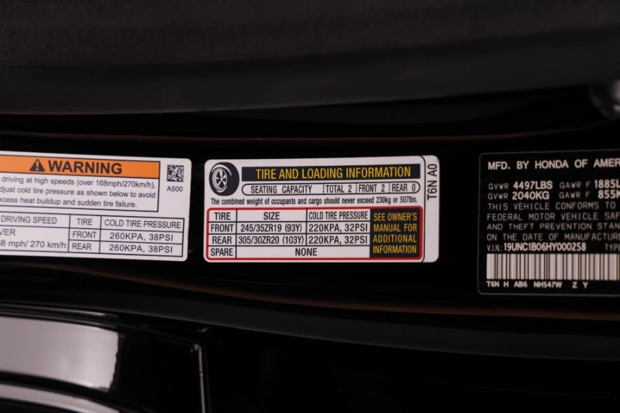 2017 Acura NC1 NSX - Image 23 of 31
