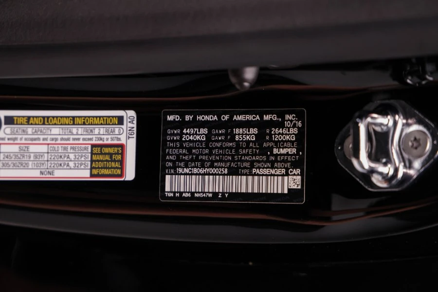 2017 Acura NC1 NSX - Image 22 of 31